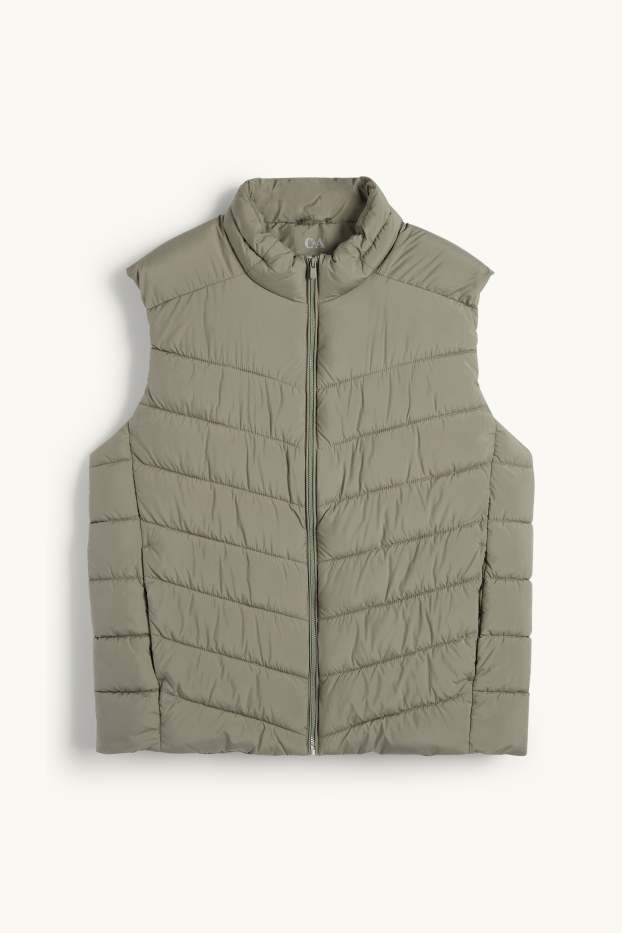 Herren - Steppweste - grün