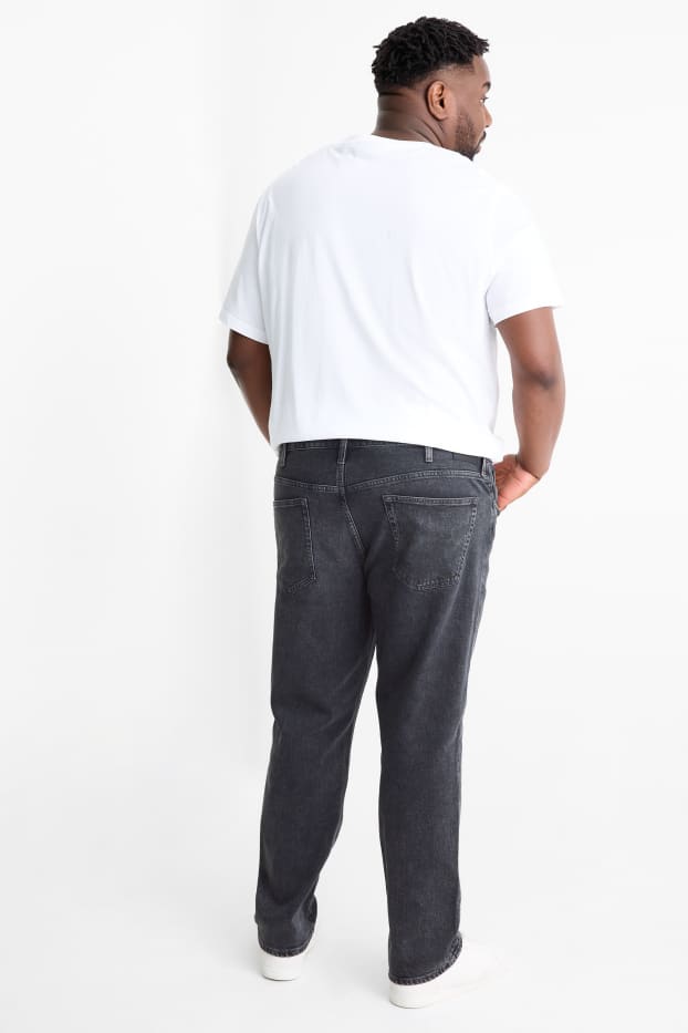 Herren - Regular Jeans - LYCRA® - dunkeljeansgrau