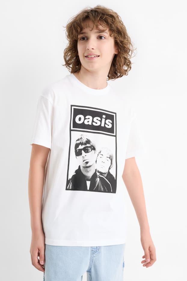 Enfants garçons - Oasis - T-shirt - blanc