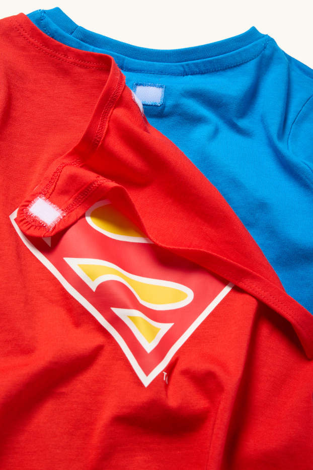 Kinderen: jongens - Superman - pyjama - 2-delig - rood / blauw