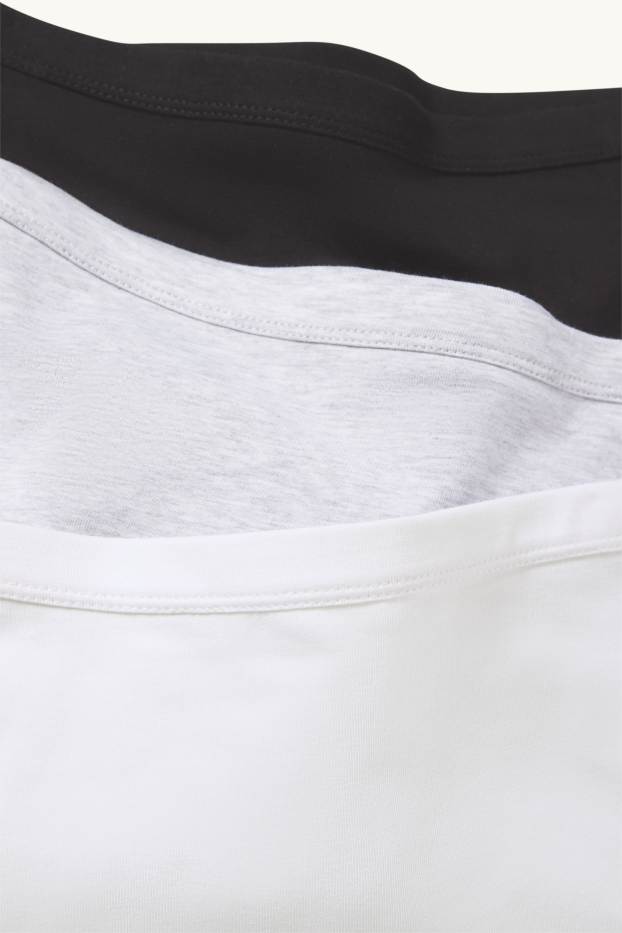 Bambine - Confezione da 3 - boxer - nero / bianco