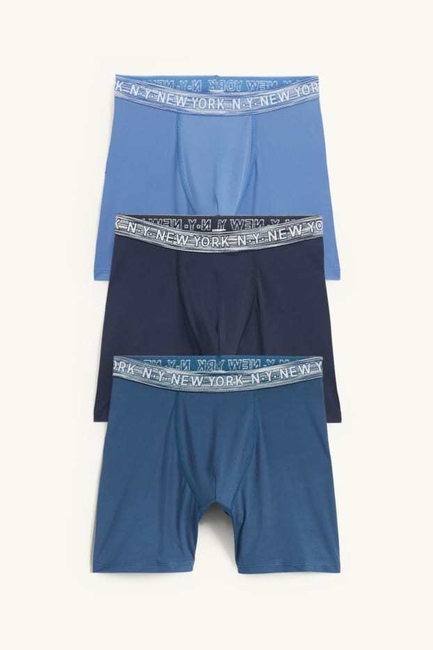 Enfants garçons - Lot de 3 - New York - caleçons - bleu