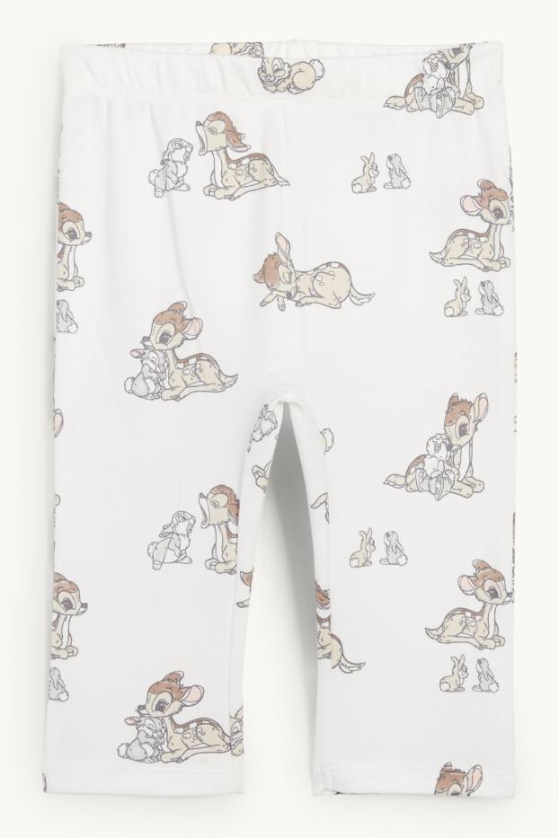 Baby Mädchen - Multipack 2er - Bambi - Baby-Pyjama - 4 teilig - hellbeige