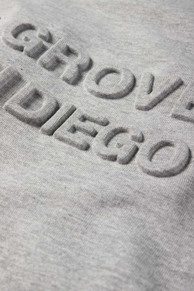 Herren - T-Shirt - Relaxed Fit - hellgrau-melange