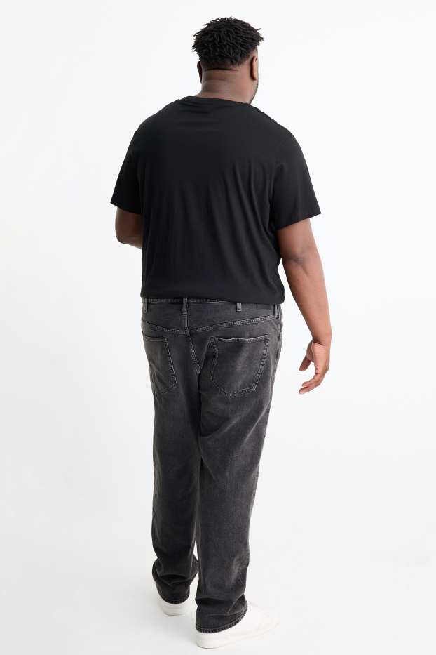 Bărbați - Regular jeans - LYCRA® - denim-gri închis