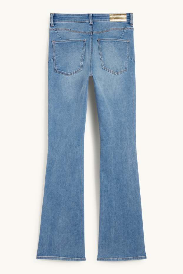 Femmes - Jean bootcut - mid waist - jean galbant - LYCRA® - jean bleu clair