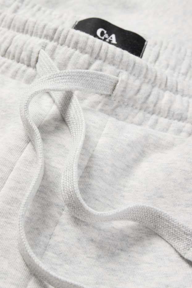 Hommes - Bas de jogging - gris clair chiné