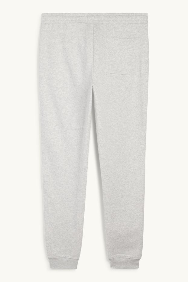 Hommes - Bas de jogging - gris clair chiné