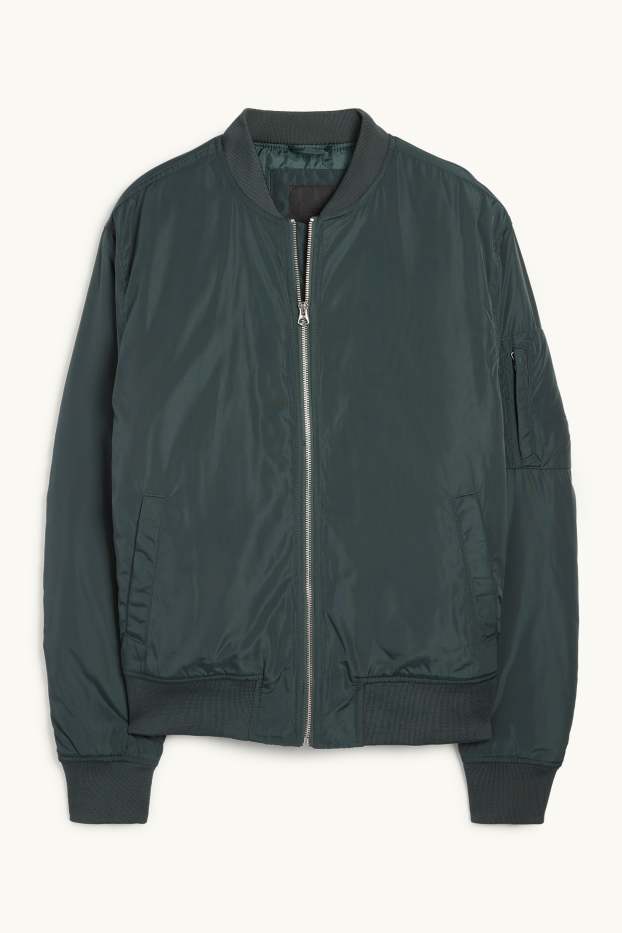 Hommes - Blouson aviateur - vert foncé