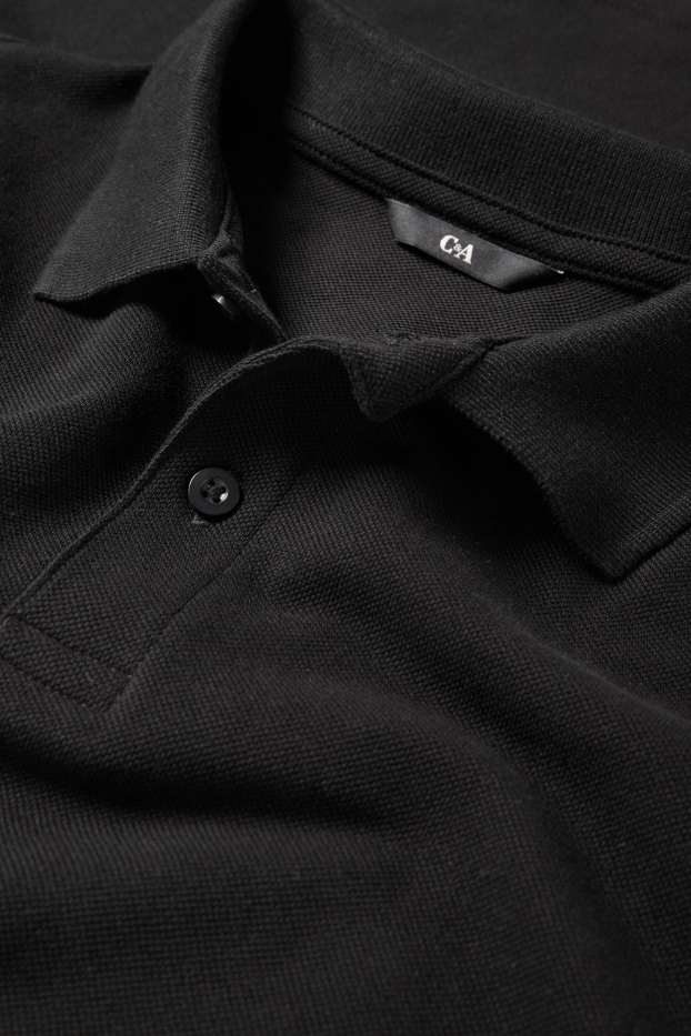 Pánské - Polokošile - regular fit - černá