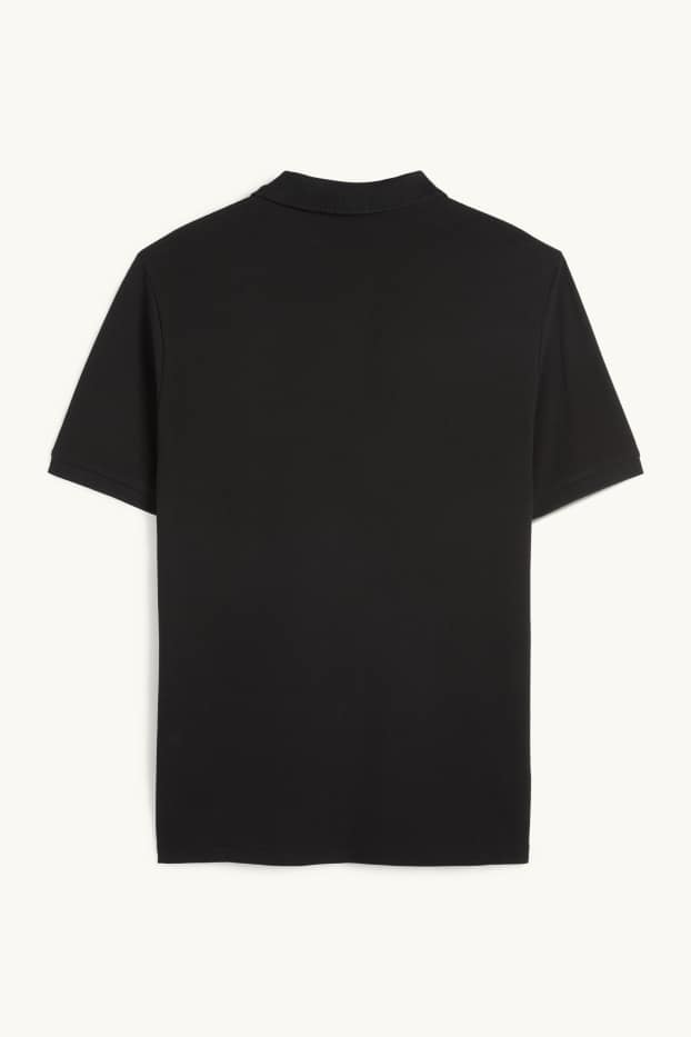 Pánské - Polokošile - regular fit - černá