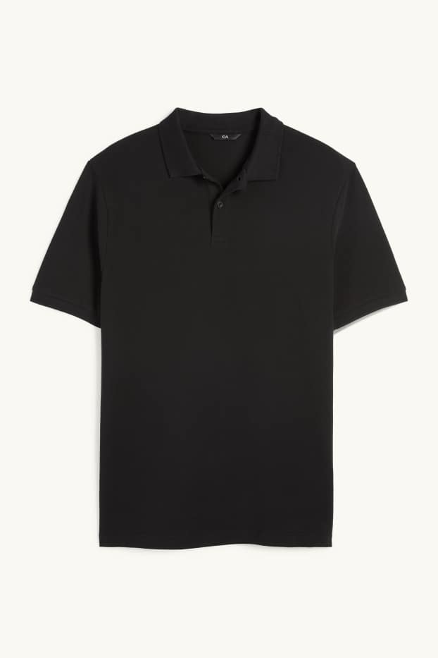 Pánské - Polokošile - regular fit - černá