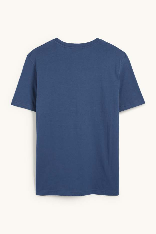 Uomo - T-shirt - regular fit - blu scuro