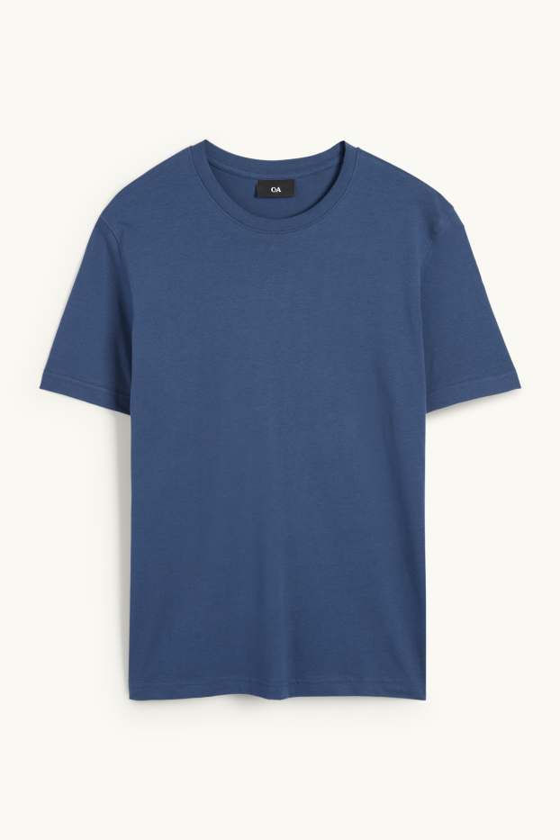 Uomo - T-shirt - regular fit - blu scuro