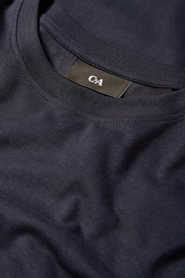 Herren - T-Shirt - Regular Fit - dunkelblau