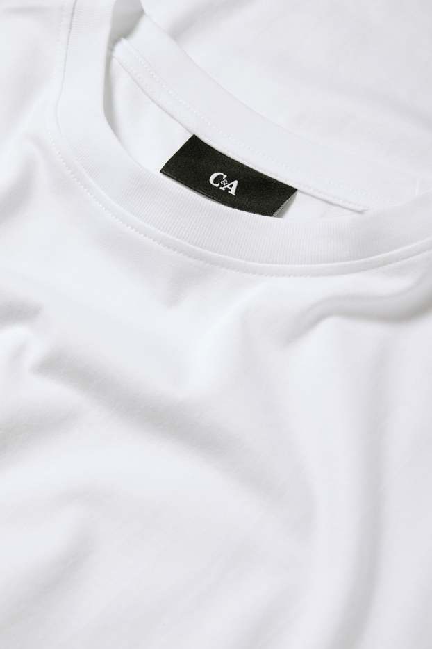 Herren - T-Shirt - Regular Fit - weiss