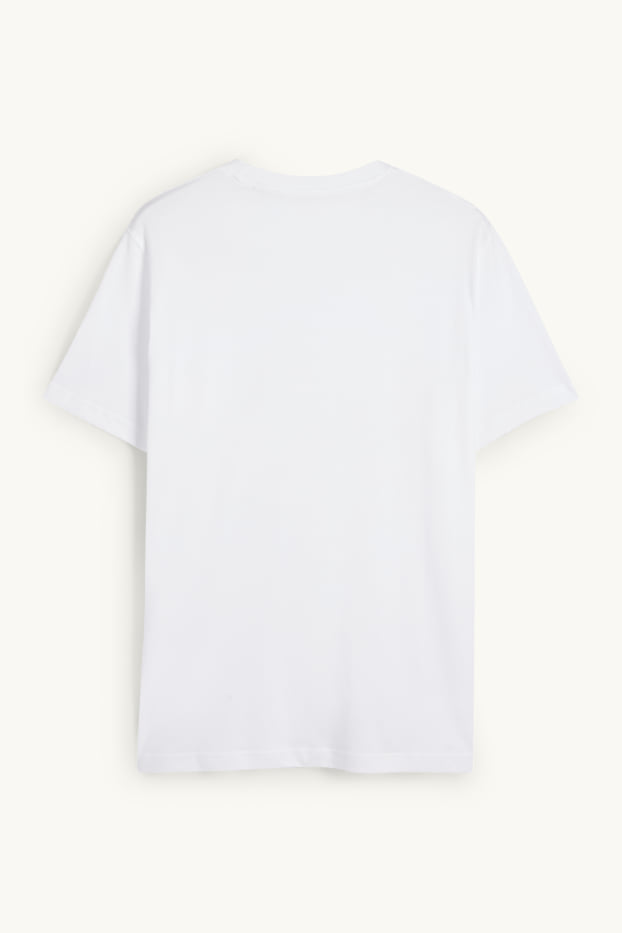 Herren - T-Shirt - Regular Fit - weiss