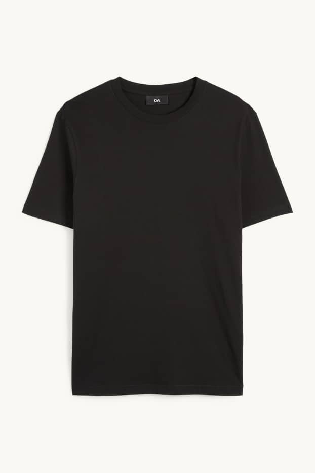 Hommes - T-shirt - regular fit - noir