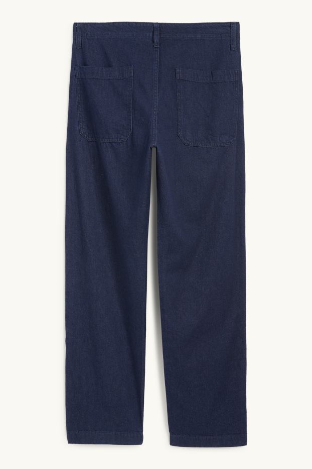 Herren - Relaxed Jeans - Chino - dunkeljeansblau