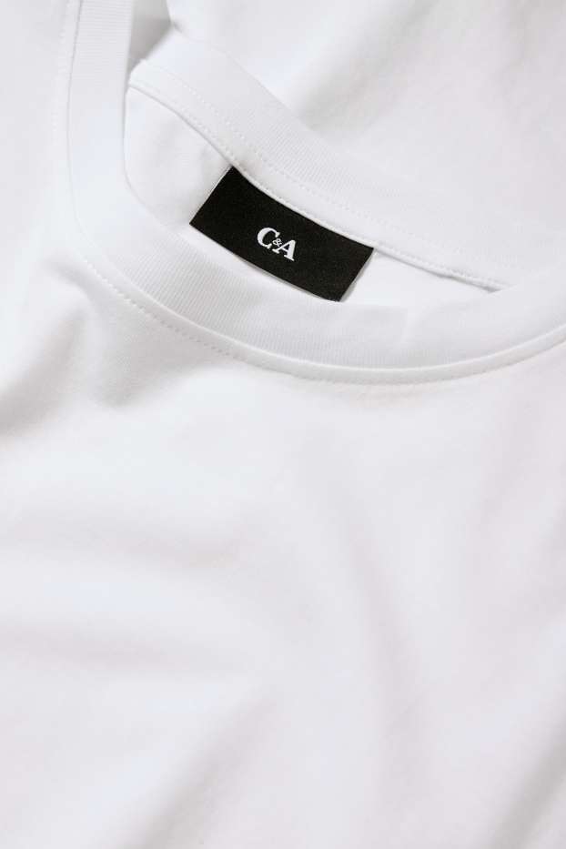 Home - Paquet de 5 - samarreta de mànigues curtes - regular fit - blanc