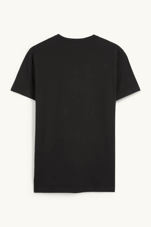 Men - T-shirt - slim fit - Flex - black