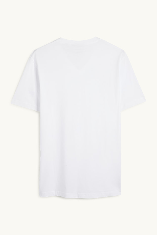 Heren - T-shirt - regular fit - wit