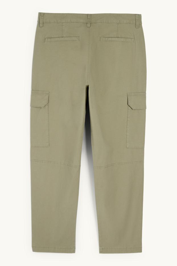 Home - Pantalons cargo - texturats - verd