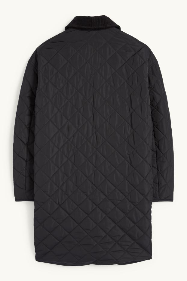 Dona - Abric embuatat - negre