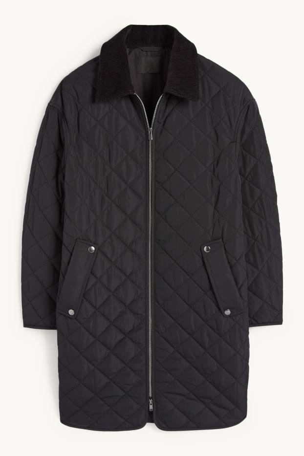 Dona - Abric embuatat - negre