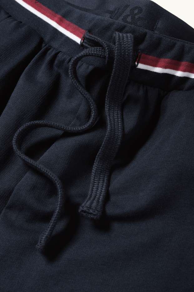 Heren - Pyjamabroek - donkerblauw