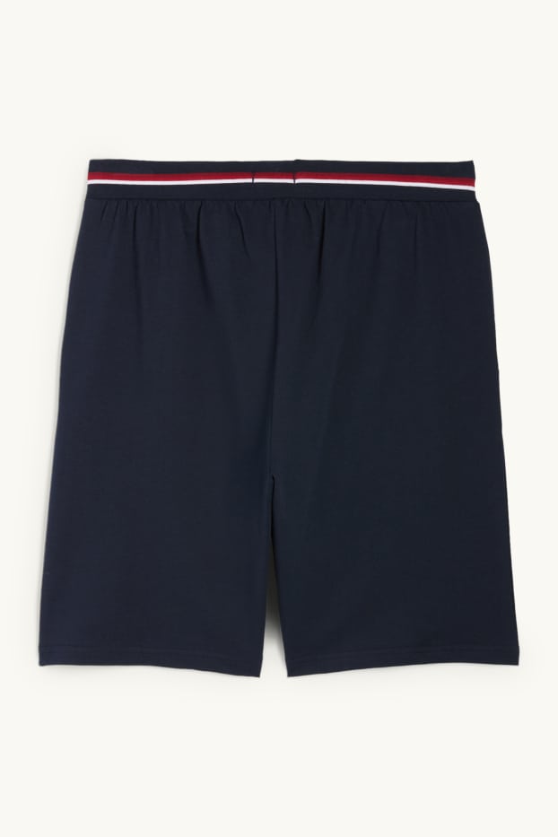 Heren - Pyjamabroek - donkerblauw