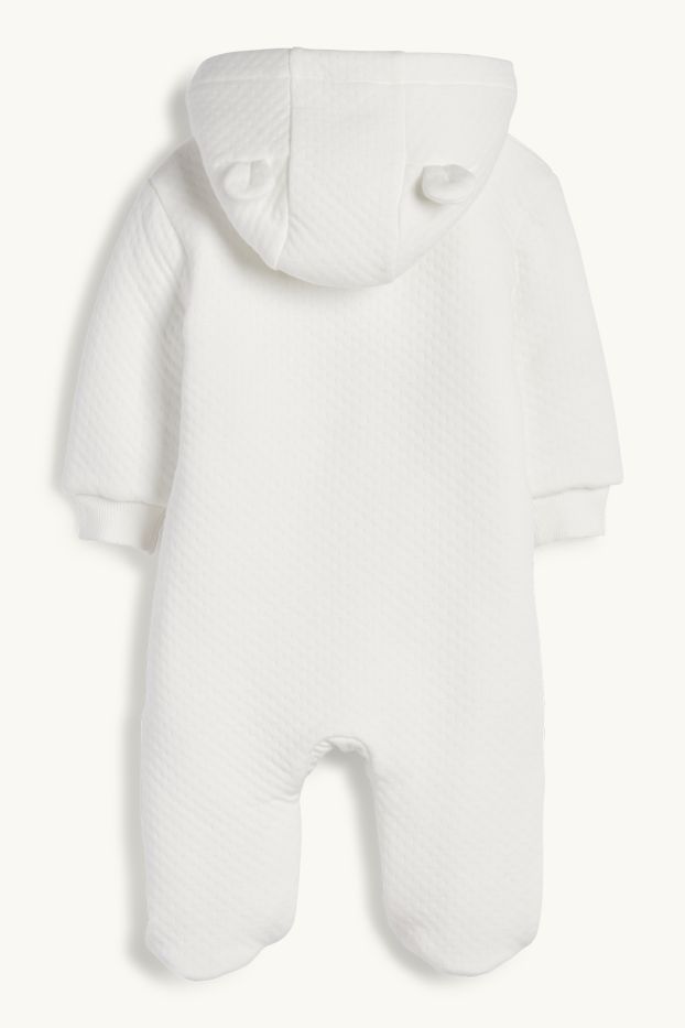 Unisex - Winnie Puuh - Baby-Overall - strukturiert - weiss