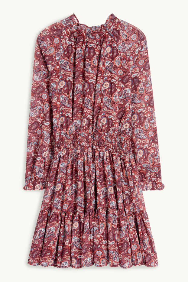 Nena - Vestit de xifó - estampat - bordeus