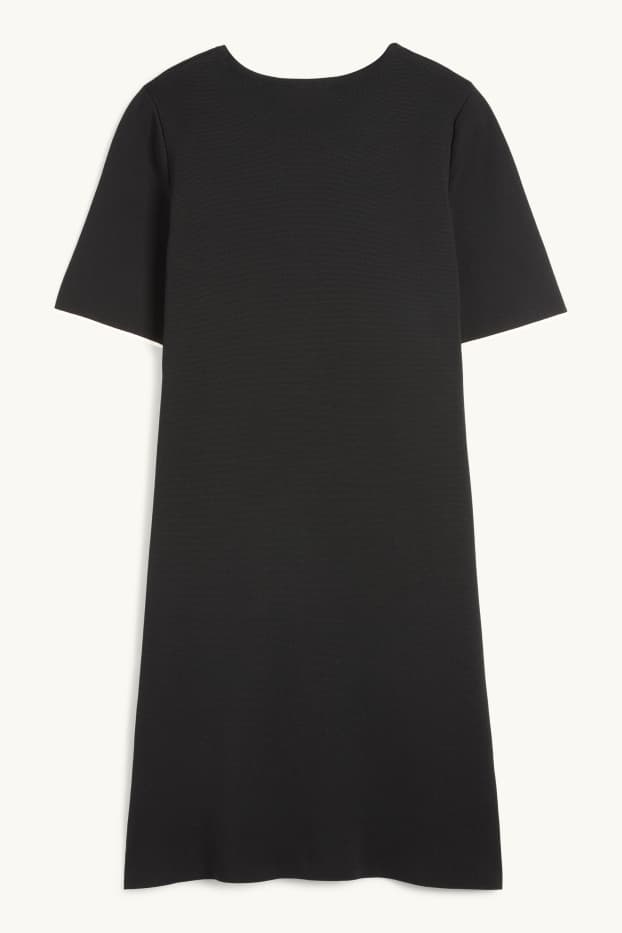 Mujer - Vestido de punto - negro