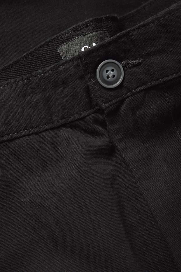 Men - Cargo trousers - black