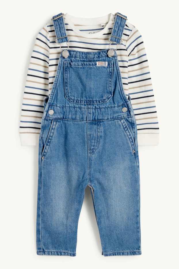 Miminka - chlapci - Outfit pro miminka - 2dílný - modrá
