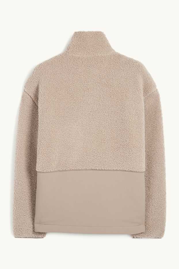 Uomo - Giacca in pile termico - beige