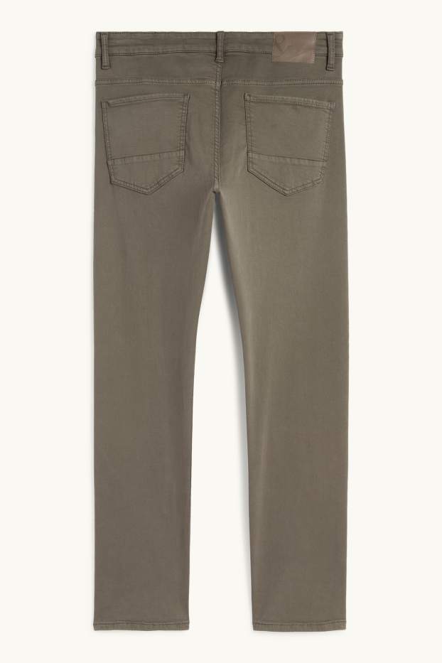 Hommes - Slim jean - Flex jog denim - LYCRA® - vert foncé