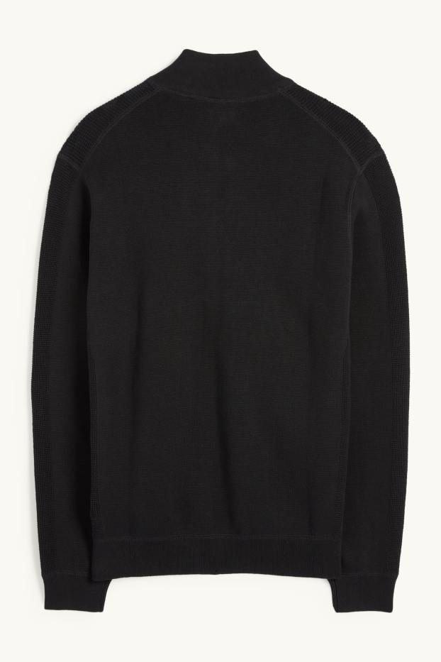Men - Cardigan - black