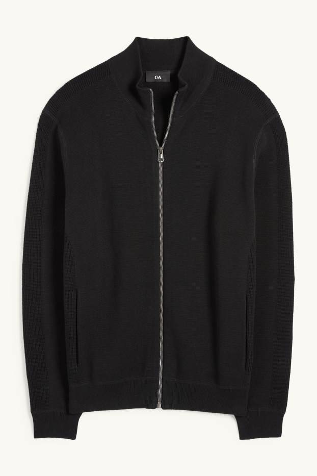 Men - Cardigan - black