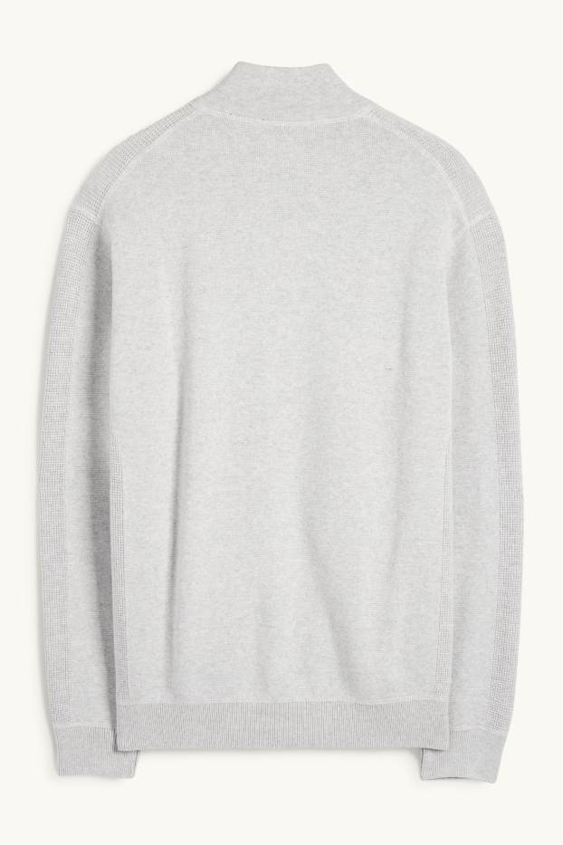 Hommes - Gilet en maille - gris clair