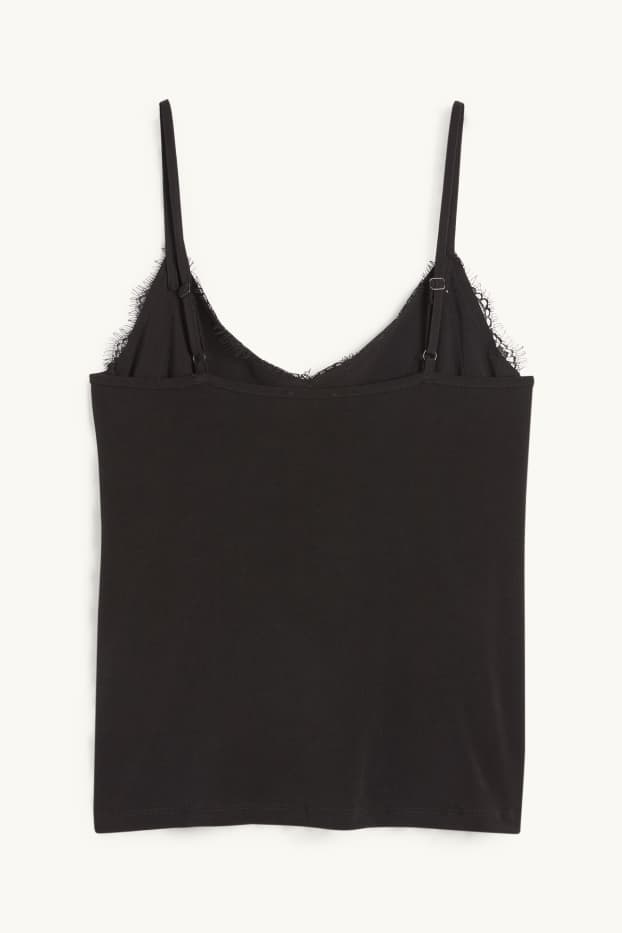 Damen - Hemdchen - schwarz