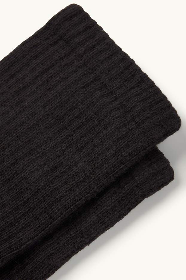 Dona - Paquet de 3 - mitjons de tennis - negre