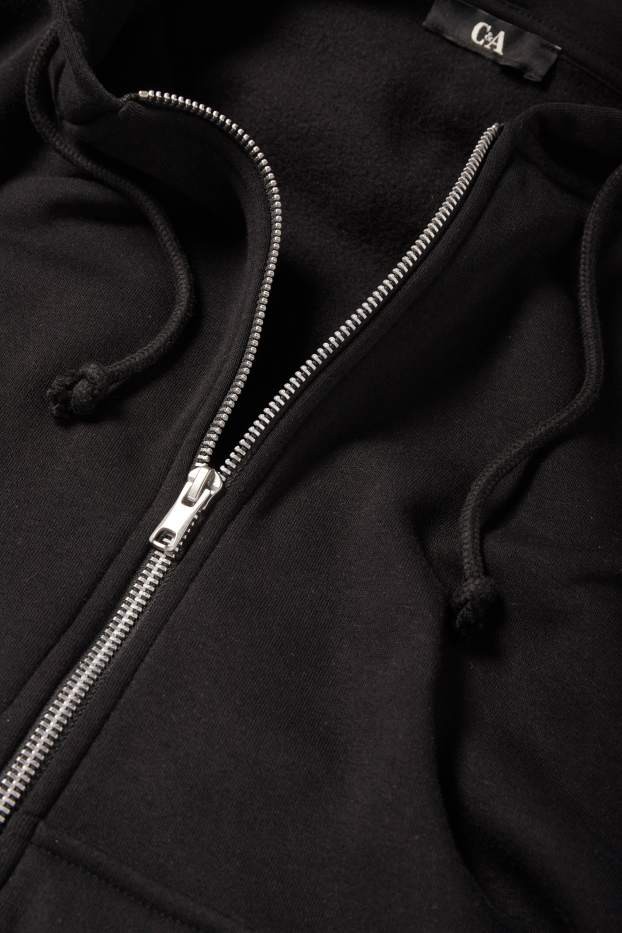 Women - Zip-through hoodie - black