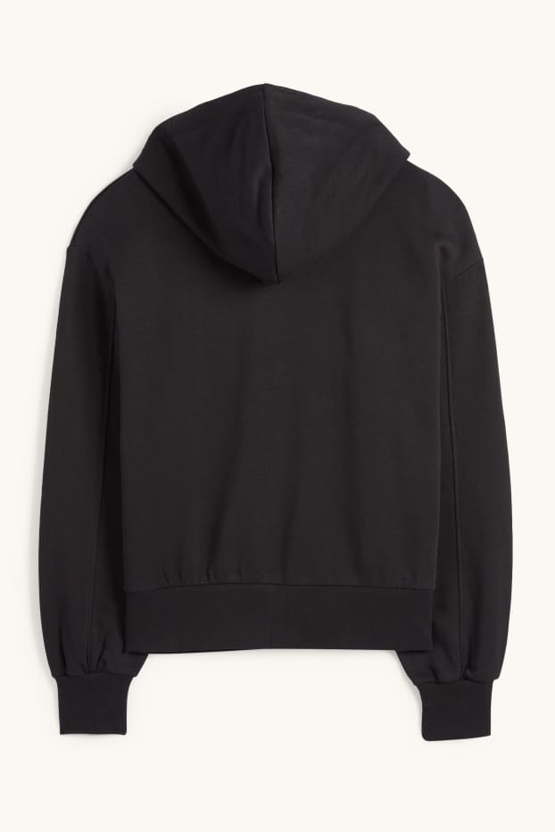 Women - Zip-through hoodie - black