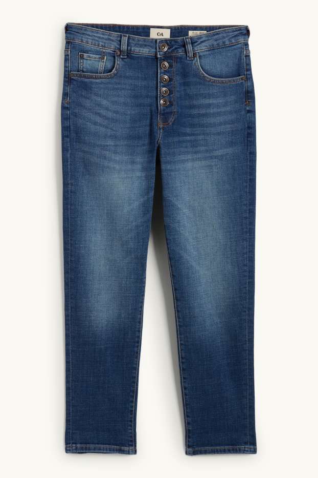 Mujer - Boyfriend jeans - mid waist - vaqueros - azul