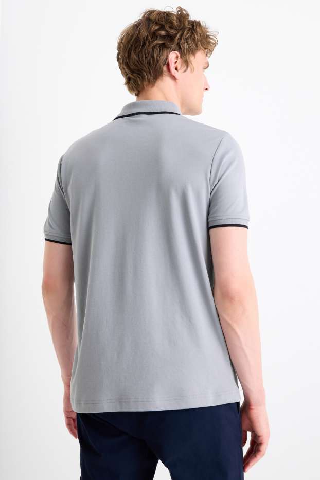 Home - Polo - gris