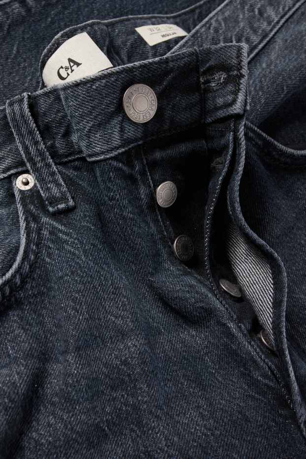 Hommes - Regular jean à boutons - jean bleu foncé