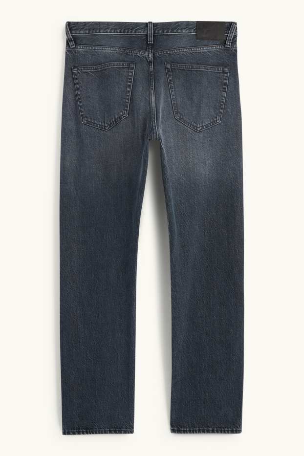 Hommes - Regular jean à boutons - jean bleu foncé