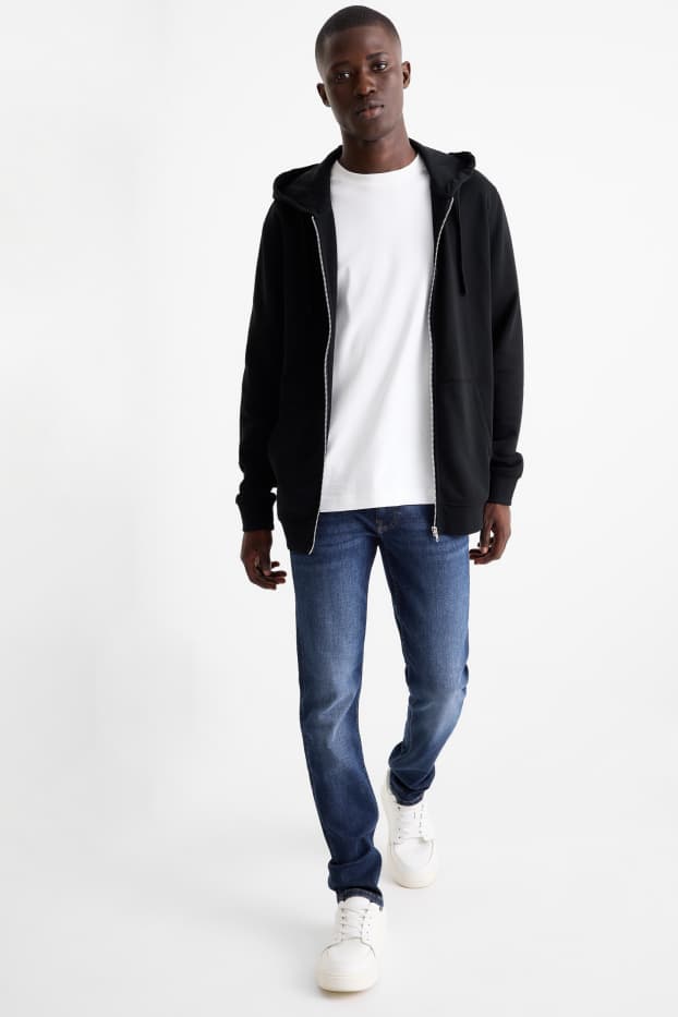 Pánské - Skinny jeans - LYCRA® - džíny - tmavomodré